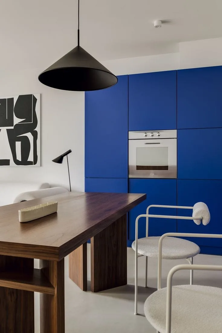Blu Yves Klein cucina