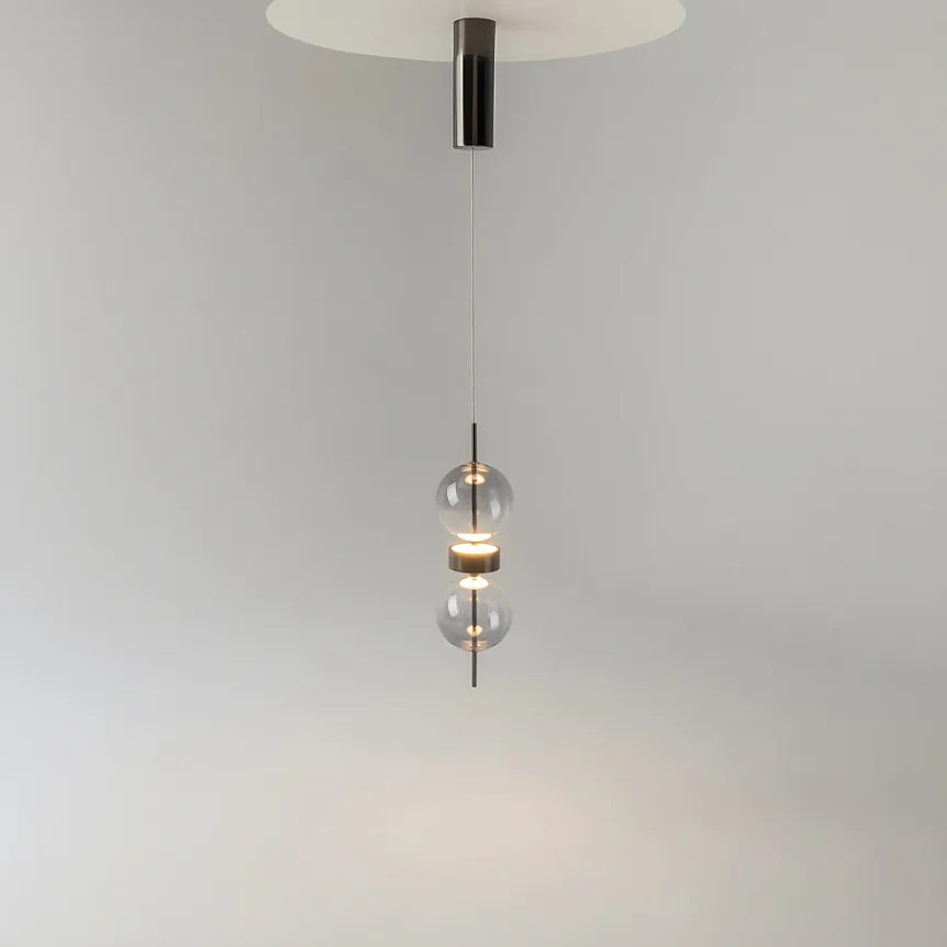 Pendant luminaire Double Moon